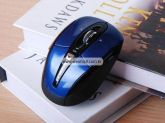 Mouse Newman Ergonônimo Wireless - Azul / Vermelho